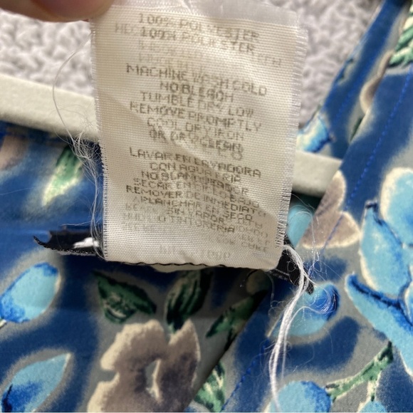 Vintage All That Jazz Tropical Floral Empire Waist Midi Maxi Dress Sz 9 / 10 - Picture 10 of 11